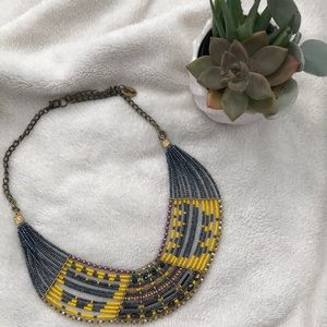 Zad for StitchFix Beaded Bib Necklace
